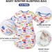 MIKAFEN Baby Sleeping Bag Long Sleeves 3.5Tog | 100% Organic Cotton | 24-28in/3-6 Months - Buy Online on GoSupps.com