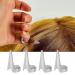 Hair Separation Selection Tool Set - 10 Alloy Partition Rings for Braiding Highlighting Weaving & Coloring | Home Salon Essentials - Buy Online on GoSupps.com
