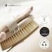 Hydrea London Natural Dry Body Brush | Exfoliating Skin Brush | Cellulite Remover | Lymphatic Drainage | FSC Certified - Buy Online on GoSupps.com
