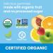 Fruily Organic Men's Multivitamin Gummies with Lycopene - 60 Mixed Fruit - Buy Online on GoSupps.com