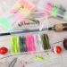 Dovesun Crappie Lures Kit - Soft Plastic Fishing Bait for Crappie, Walleye, Trout, Bass - Variety Pack of Grubs, Worms, Swimbaits - 60Pcs with Tackle Box Included - Buy Online on GoSupps.com
