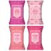 Beauty Concepts Facial Wipe Set - 4 Packs of Makeup Removing Wipes with Aloe, Green Tea, Vitamin C, Lavender, Mint - Soft & Hydrating - Buy Online on GoSupps.com