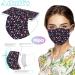 10PC Disposable Face_Masks Flower Print 3 Ply Breathable Face_Cover Flower Women Fashion Face Covering Protections Multicolor-2 As shown - Buy Online on GoSupps.com