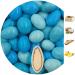 One on your 1kg chocolate chocolate mix of light blue and blue shine wedding almonds wedding baptismal tanks guest almonds sugar almonds confetti bathroom seed gifts sugar Candy bar