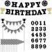 Black and White Checkered Flag Birthday Cake Topper Banner for Racing Theme and Race Theme Cake Topper Banner Set (With Banner Background) - Buy Online on GoSupps.com