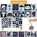 Montessori Contrast Book for Babies 0-12 Months | Black & White Fabric Toy | Sensory Pram Chain Gift - Buy Online on GoSupps.com