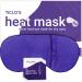 Ticlo's Microwave Activated Moist Heat Therapy Compress Dry Eye Blepharitis Stye MGD Mask - Weighted Hot Warm Steam Mask - Bonus 15 Eyelid Scrub Wipes