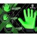 Keeperking Junior Goalkeeper Gloves for Kids - Boys & Girls Football/Soccer Gloves (Ages 4-7) - Green-Black-White - Buy Online on GoSupps.com