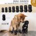Waterproof Dog Boots for Small & Medium Dogs - 4-Pack Reflective Adjustable Pet Shoes - Buy Online on GoSupps.com