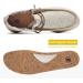JARLIF Men's Casual Slip-On Loafers - Comfortable Boat Shoes with Arch Support (US Size 7-13) | Beige - Buy Online on GoSupps.com