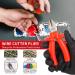 Sharp-Tec 1000V Insulated Wire Cutters Pliers Set - Professional 2-Piece Diagonal Cutting Pliers with Anti-Slip Handle - 160mm & 200mm - Insulated Side Cutters Nippers Set - Buy Online on GoSupps.com