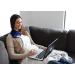 Lavender Scented Weighted Heating Pad for Neck and Shoulders - Cordless Aromatherapy Relaxation Gift for Mom, Dad, Women, Men - Hot and Cold Compress - Buy Online on GoSupps.com