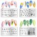 BORN PRETTY Flower & Leaves Theme Nail Art Stamping Plates - Set of 4 | Manicure DIY Printing Tools - Buy Online on GoSupps.com