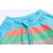 Bonverano Baby Boys Swimsuit | UPF 50+ Sun Protection | Full-Length Zipper | 12 Months | Blue / Grey - Buy Online on GoSupps.com