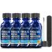 Toenail Fungus Treatment Extra Strength with 25% Undecylenic Acid & Tea Tree Oil Nail Fungus Treatment for Toenail & Fingernails Antifungal Nail Treatment for Damaged Nails and Thick Toenails- 4Pcs 0.5 Fl Oz (Pack of 4)
