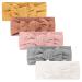 DRESHOW Baby Girls Nylon Headbands Newborn Toddlers Hairbands and Bows Children Hair Accessories 5 Pcs Rib Knit A