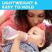 Chicco Duo 9oz. Hybrid Baby Bottle 2-Pack - Clear/Grey with Slow Flow Anti-Colic Nipple - Buy Online on GoSupps.com