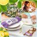 Shop Moist Cotton Towels - Individually Wrapped Disposable Wipes | 100 Pcs | Lemon Chamomile Mint & Lavender Scented Hot/Cold Cleansing Towels - Buy Online on GoSupps.com