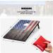 Wild Sports 2x3 Cornhole Outdoor Game Set - USA Flag Design - All-Weather Bean Bags - Ideal for Backyard, Beach, Park, and Tailgates - Buy Online on GoSupps.com