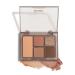 HINCE All-Round Eye Palette 5 Colors Eyeshadow Palette Highly-Pigmented Nudes Warm Neutral Warm Makeup Creamy Formula Matte Shimmer Glitters (LATE AUTUMN)