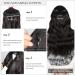 MaopaoBeauty 20 Clip in Curly Hair Extensions - 4PCS Natural Thick Hair Pieces (Reddish Brown Mixed Ash Blonde) - Buy Online on GoSupps.com