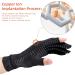 Compression Arthritis Gloves - Fingerless Touch Screen Copper Gloves for Carpal Tunnel Tendonitis & Hand Pain Relief - Unisex Small Support - Buy Online on GoSupps.com