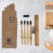 Your VIP Skin 4x Bamboo Toothbrush Set - Eco-Friendly Soft Wooden Brushes for a Sustainable Smile - Buy Online on GoSupps.com