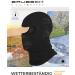 Brubeck Storm Hood for Ladies & Men | Balaclava & Ski Mask | Wind & Motorcycle Face Mask Black S-M - Best for Outdoor Sports - Buy Online on GoSupps.com