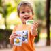 BioSwiss Kids Bandaids | 24pcs Fun Dino T-Rex Shaped Bandages for Boys & Girls | Self-Adhesive, Sterile, & Colorful | First Aid for Scrapes & Cuts - Buy Online on GoSupps.com