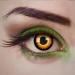 Aricona contact lenses daily lenses - black and yellow contact lenses colored - Wolf Eyes - Halloween contact lenses without strength for Halloween & costume parties
