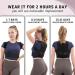 Posture Corrector for Women & Men - Adjustable Back Straightener Breathable Upper Back Brace for Scoliosis & Hunchback (X-Large/Black - Buy Online on GoSupps.com