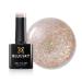 Bluesky Gel Nail Polish 10ml Joyful Gold - XMASS2202 Gold Glitter Gel Nail Polish for 21 Day Manicure Professional Salon & Home Use Requires Curing Under LED UV Nail Lamp
