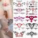 Qullue Sexy Flowers Temporary Tattoo Stickers for Girls, Women, Adults - 20 Sheets, Long-lasting and Realistic Fake Tattoos - Buy Online on GoSupps.com