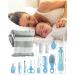 OTTOLIVES 24 in 1 Baby Healthcare & Grooming Kit - Electric Nail Trimmer Set for Newborns to Toddlers - Nursery Health Care & Haircut Tools - Blue - Buy Online on GoSupps.com