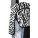 RL24 Zebra Flying Ceiling - Tear-Resistant Horse Blanket for Insect Protection | Fine-Meshed Outdoor WeideDecke | Extra Long Pages - 145cm Black and White - Buy Online on GoSupps.com