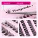 Lash Clusters DIY Eyelash Extension Kit - 110 Natural Look D Curl Individual Wispy Mega Volume Clusters - Mixed Length Reusable At-Home Lash Extension - A-VM05 - Buy Online on GoSupps.com