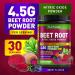 Organic Beet Root Nitric Oxide Powder - Vegan Superfood for Energy Blood Flow & Heart Health - 30 Servings - Berry Flavor - Non-GMO - Buy Online on GoSupps.com