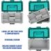 Sheffield 12671 13 Tackle Box Teal & Gray - Fishing & Craft Storage Solution - Buy Online on GoSupps.com