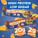 Battle Bites High Protein Bars - Jaffa Orange Flavour - 12 x 62g, Low Sugar, High Fibre, Non-GMO - 20g Protein, 7.5g Fibre, 240 Calories - Made in UK - Chocolate Orange (12 Count) - Buy Online on GoSupps.com