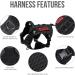 Oneigris Dog Harness - Fire Watcher Tactical | 1000D Nylon No-Pull D-Ring Adjustable XXS Black - Buy Online on GoSupps.com