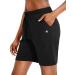 G Gradual Women's Bermuda Shorts Jersey with Deep Pockets | Black XL - Buy Online on GoSupps.com