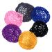 Lurrose 6 pieces of network crochet for women mesh hat hat female hair network hose cap for women hair network snoods for sleeping