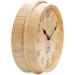 SULENO Sauna Wall Clock 22 cm | Stylish Sauna Bucket Design | Perfect for Relaxation Rooms & Party Cellars | Must-Have Sauna Accessories - Buy Online on GoSupps.com
