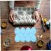 TEHAUX Epoxy Mold Resin Epoxy Key Fob Chocolates Labels Candle Creative Keychain Mold Candy Egg Shape Blue 21.7x14.6cm - Buy Online on GoSupps.com