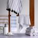 Folkulture Boho Hand Towels for Bathroom - Set of 2 Black and White Cotton Towels 16x30 Inches with Tassels - Buy Online on GoSupps.com