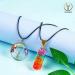 Chakra Tree of Life on Geode Agate Base - Chakra Decor Crystals Necklace - Healing Stones Feng Shui Bonsai Tree - Buy Online on GoSupps.com