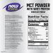 Now Foods MCT Powder with Whey Protein - Chocolate Mocha, 1 lb (454 g) | Sports Nutrition - Buy Online on GoSupps.com