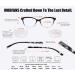 MODFANS Women's 1.5 Reading Glasses - 4 Stylish Pairs with Comfort Spring Hinge & Pouch - Trendy Mix Colors for Ladies - Buy Online on GoSupps.com