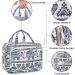 Narwey Hanging Travel Toiletry Bag for Women - Medium Size Organizer for Cosmetics and Makeup Accessories - A-elephant Design - Buy Online on GoSupps.com