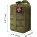 Buy Bituor Waterproof Tactical First Aid Pocket Kit - Molle EMT Pouch for Camping Travel & Adventure (Green) - Buy Online on GoSupps.com